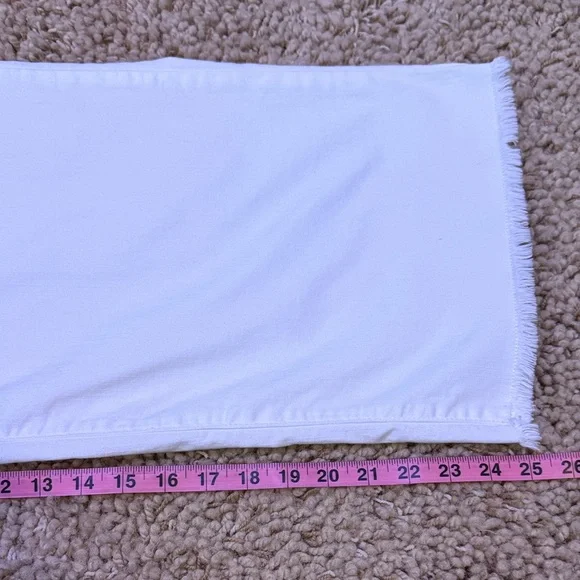 Eileen Fisher Organic Cotton Wide-Leg Cropped White Jeans size XL - Picture 12 of 15